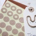 Kraft Ring Label Stickers for Gift Tag (240 pieces)