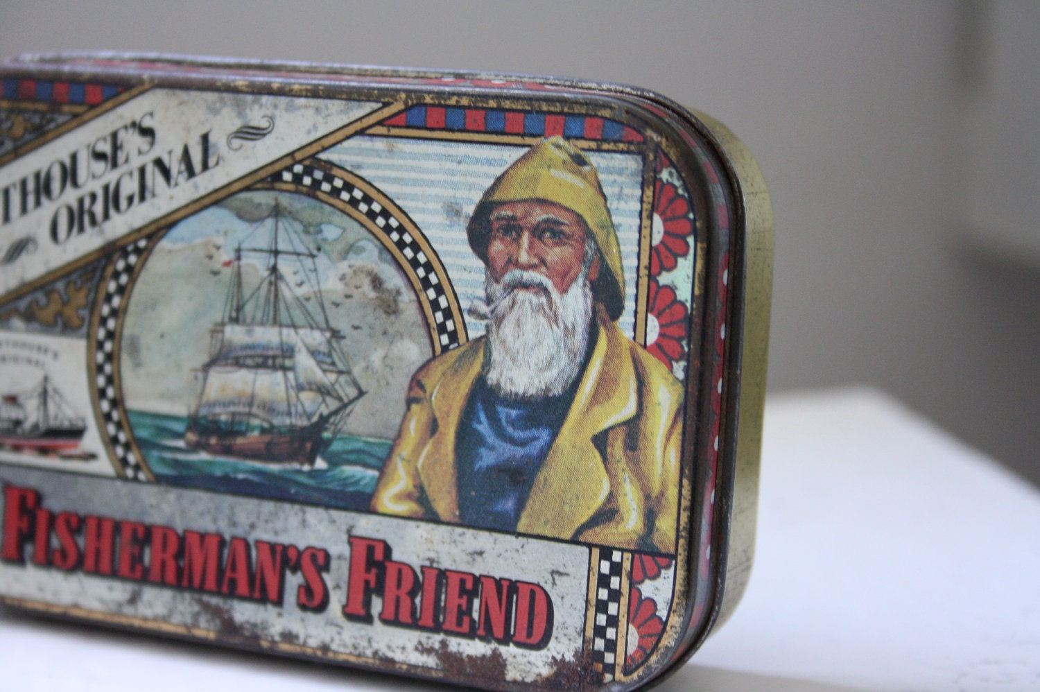 Small Vintage Fisherman's Friend Tin