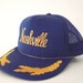 Vintage Royal Blue Nashville Trucker Hat