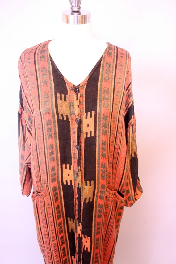 Araura Rustic Indian Kaftan Dress