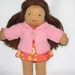 Waldorf Doll Sweater for 10 inch Doll in Light Pink Wool RTG