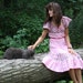 70s boho dress folk / pink ethnic mexican / 1970s gypsy