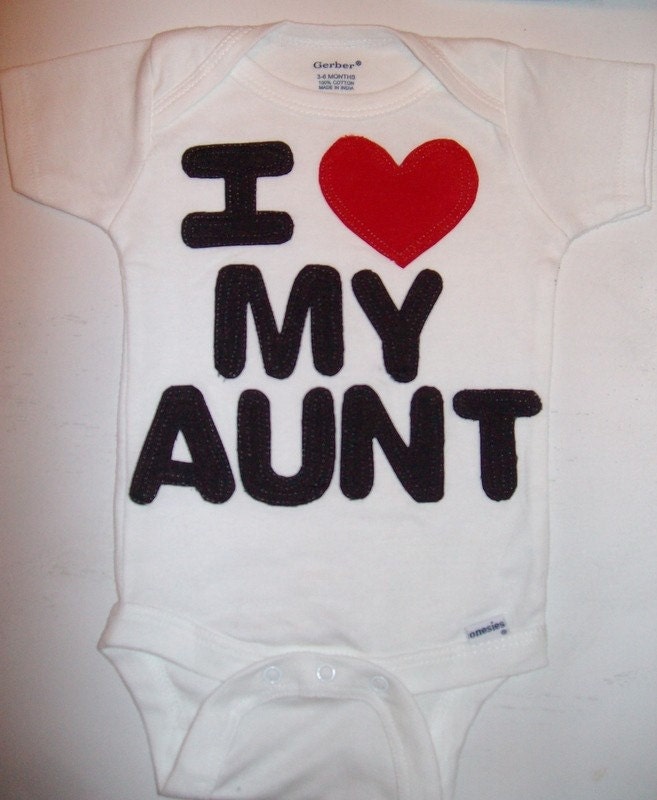 I Love My Aunt Onesie