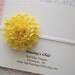 Flower Headband Buttercup Blossom - Newborn Baby Headbands to Adult