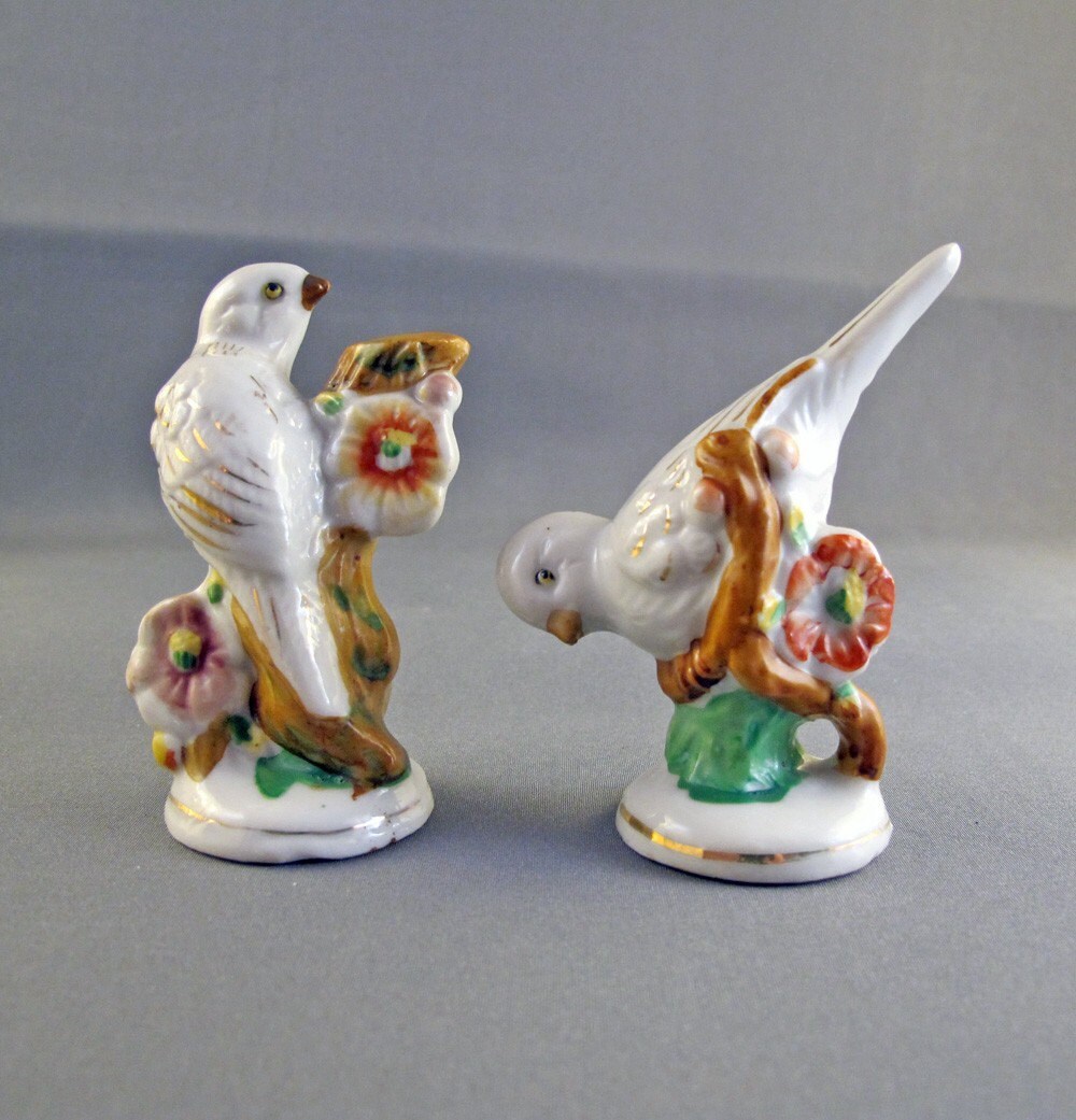 Vintage Bird Figurines Occupied Japan