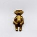 6 Teddy Bear Brass Metal Stampings