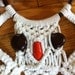 Owl Macrame with Wood Vintage Cotton