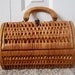 Vintage Woven Wicker Basket Purse