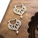 Egyptian Earrings, Sterling Silver Earrings, Silver Hoop Earrings