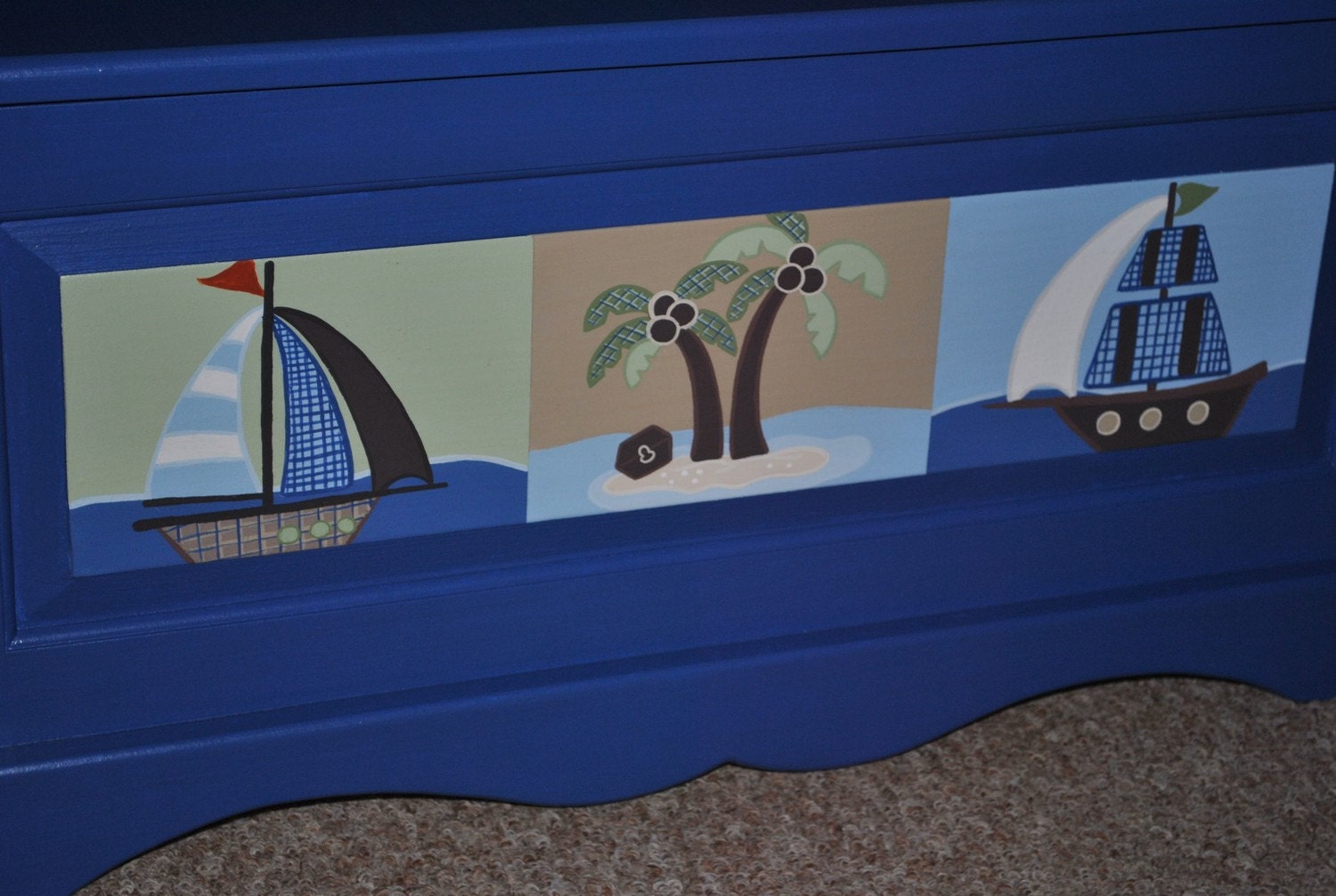 nautical toy chest