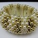 Gold Chunky Bracelet Vintage Stretchy Bracelet