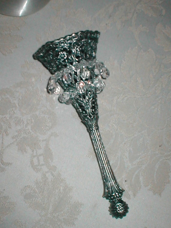 210 New bridal bouquet holder crystal 148 Crystal Bouquet Holder by yesteryearglam on Etsy 