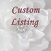 Custom Listing for Melissa