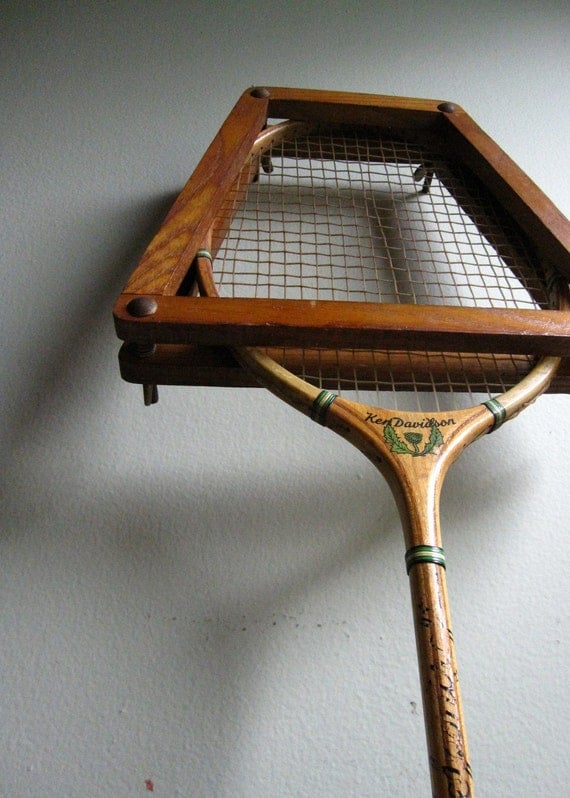 Vintage Spalding Sportcraft Badminton Racquet Ken Davidson