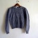 gray grey sweater