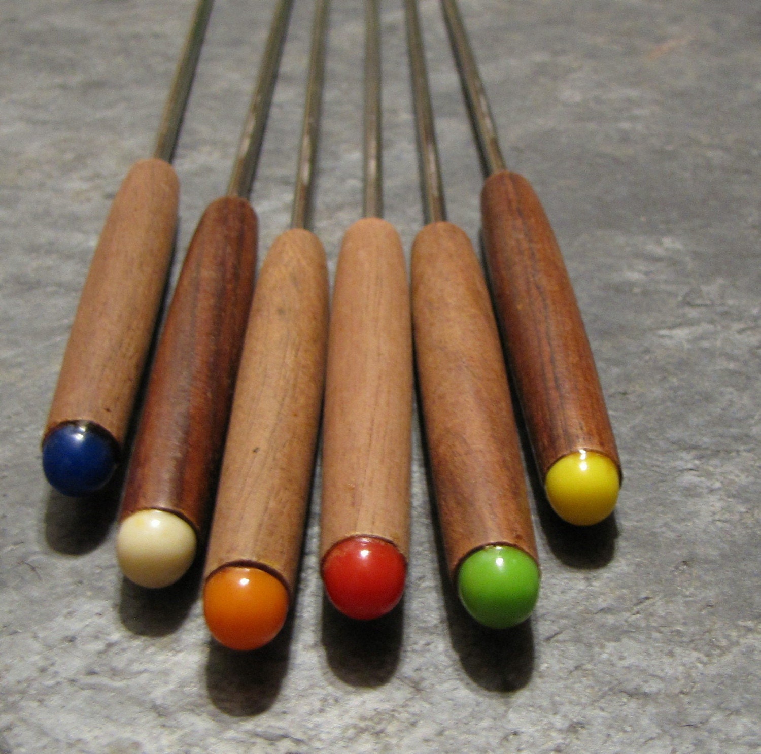 Vintage Fondue Forks 60's 70's