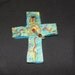 Santa Fe Style Cross with glass and crystal beads