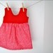Japan Relief Donation Item - Hand Crocheted Red Hots Flower Dress