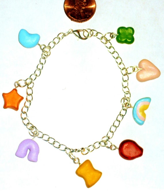 Polymer Clay Lucky Charms Bracelet