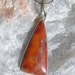Terracotta Sea Sediment Jasper Pendant - 925 Silver OOAK