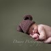 For Fawn, Baby Hat, Knit Newborn Photo Prop, Knitted, Priority