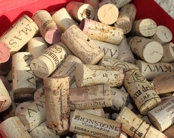 400 used natural wine corks for craft or decor - no synthetics
