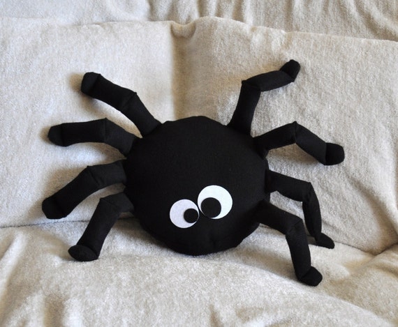 stuffed spider pillow