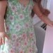American Girl Clothes, Green Daisy Dress