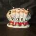 Vintage Japan Christmas RELPO Santa NOEL Football Planter