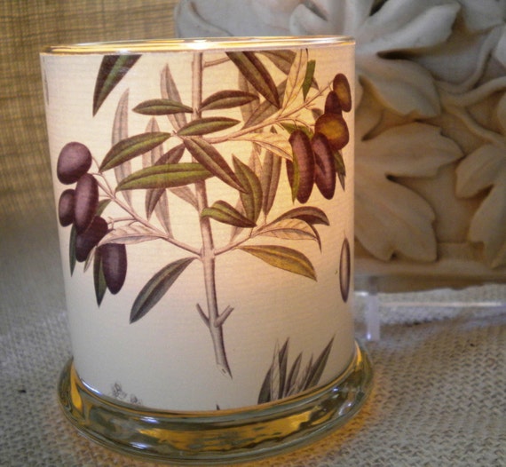 Large Tuscan Olives Candle Holder/Vase by MaxCooperDesigns on Etsy