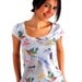 Spring Fashion, Sparrows Women T shirts - Spring fashion - Bird Women shirt - Both side printed - Fall fashion