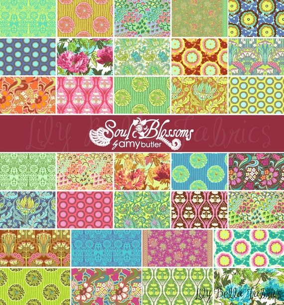 Amy Butler Fabric SOUL BLOSSOMS THREE 5 inch Quilting