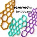 Modern Leather Necklace Geometric Lattice