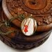 Little Red Riding Hood --Hand Painted Necklace, Contemporary Wearable Art Pendant