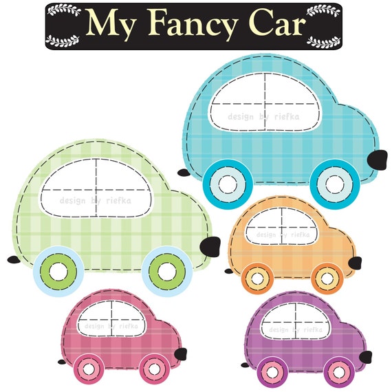 Items similar to My Fancy Car Clip Art on Etsy