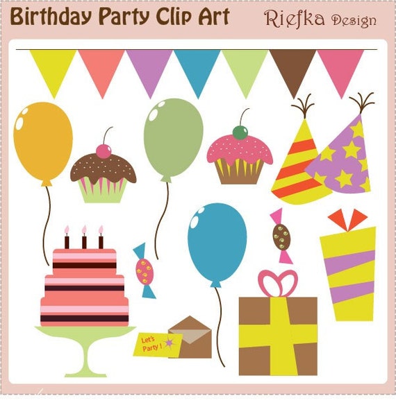 Birthday Party Clip Art