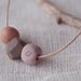 3 elements - Handmade ceramic necklace