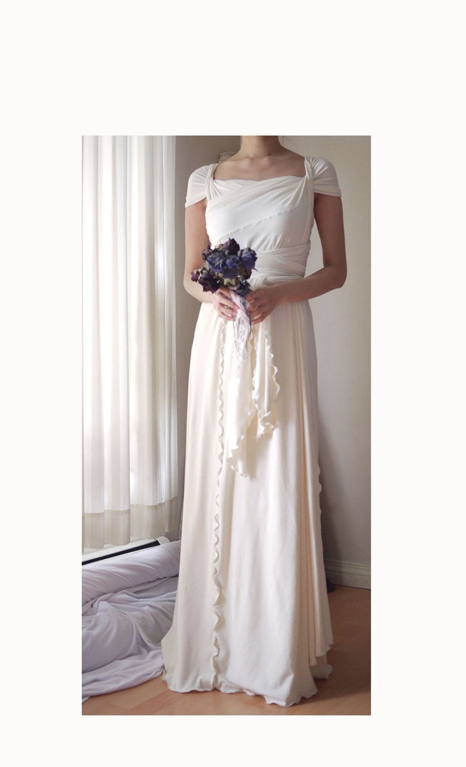gold and silver gown