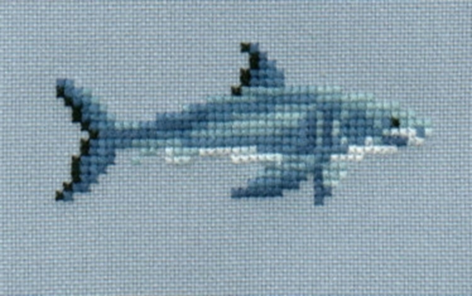 Great White Shark 4 cross stitch chart