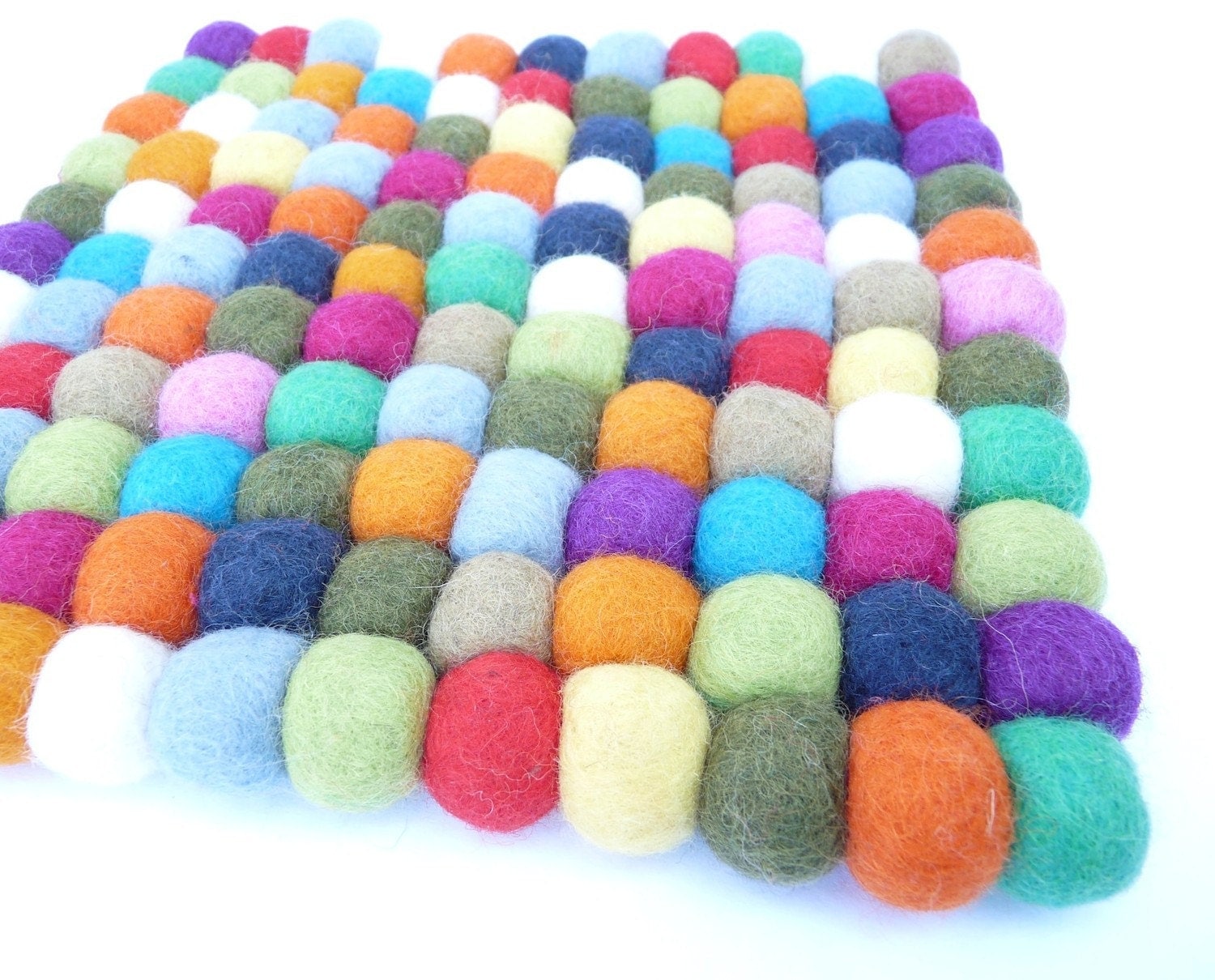 Trivet or table top Felt Ball Mat