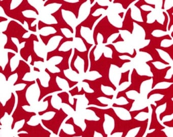 Home Decorator Fabric, For Your Home by Vicki Payne, Leaves in Cherry, 1 Yard