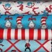 The Cat in the Hat, Dr. Seuss Celebrate Seuss from Robert Kaufman Fabrics, Full Yard Bundle, 4 Yards Total