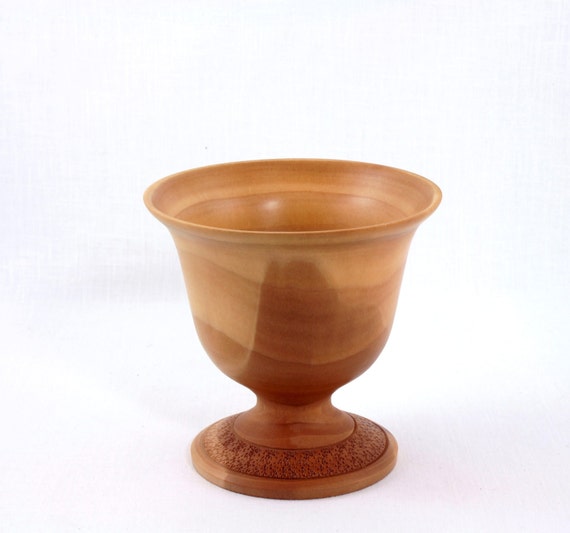 Wooden Pedestal Candy Dish/Bowl by WoodExpressions on Etsy