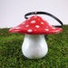 Reserved for Carter - Red Toadstool Christmas Ornament