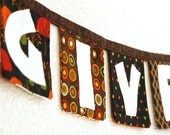 Give Thanks fabric Thanksgiving banner decoration:MADE TO ORDER Il_170x135