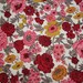Vintage Fabric Pink Floral Fabric