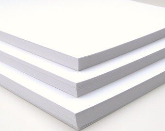 SUMMER SALE Cardstock Full Sheets Smooth White Set of 30 Wedding Invitation Supplies Scrapbook Paper