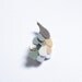 grey felt brooch - greydaydrops