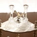 crystal candlestick holders