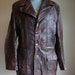 Men's 70s Broken In Gorgeous Leather Jacket with Warm zip out Lining